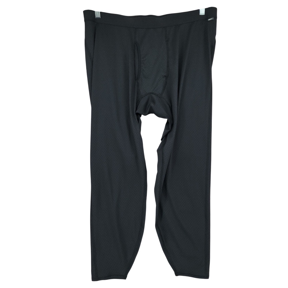REI Co-op Base Layer Bottoms XL‎ Mens Black Thermal Pants Hiking Leggings Tech